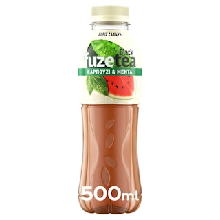 FUZE | Ice Tea Μαύρο Τσάι Καρπούζι Μέντα Zero 500ml