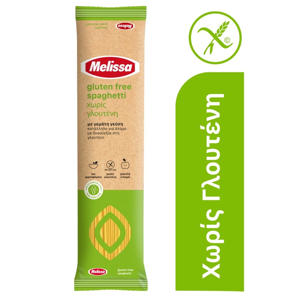 ΜΕΛΙΣΣΑ Σπαγγέτι Χωρίς Γλουτένη 400 gr