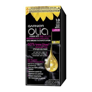 OLIA | Βαφή Μαλλιών Olia Mini Kit 1.0 Βαθύ Μαύρο 1 Τεμ.
