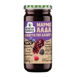 HEALTHY HABITS | Μαρμελάδα Φρούτα του Δάσους Vegan 280g