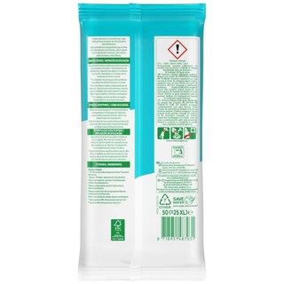 AJAX | Πανάκια Καθαρισμού Essentials 50 Τεμάχια