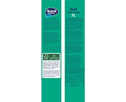 SANI | Incontinence Underwear Sensitive Pants XL No4 14 Pieces