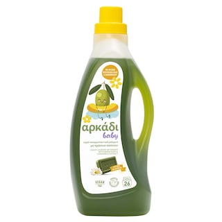 ΑΡΚΑΔΙ | Υγρό Πλυντηρίου Ρούχων Baby Πράσινο Σαπούνι Άρωμα Άνοιξης 26 Μεζούρες