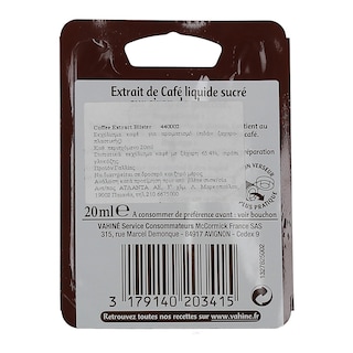 VAHINE | ΦΥΣΙΚΟ ΕΚΧΥΛΙΣΜΑ ΚΑΦΕ 20 ML