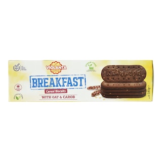 ΒΙΟΛΑΝΤΑ | Μπισκότα Breakfast Βρώμη και Χαρούπι 180g