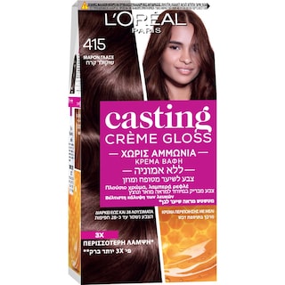 CASTING | C GLOSS | Βαφή Μαλλιών Creme Gloss Νο415 Μαρόν Γλασέ 1 Τεμάχιο