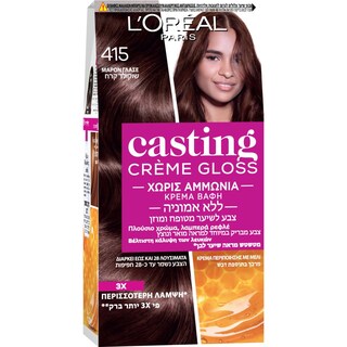 CASTING | C GLOSS | Βαφή Μαλλιών Creme Gloss Νο415 Μαρόν Γλασέ 1 Τεμάχιο
