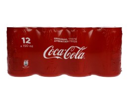 COCA COLA | Αναψυκτικό Cola Κουτί 12 X 150ml