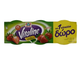 VITALINE | ΕΠΙΔΟΡΠΙΟ ΓΙΑΟΥΡΤΙΟΥ ΦΡΑΟΥΛΑ 0% ΛΙΠΑΡΑ 2 Χ 200 GR