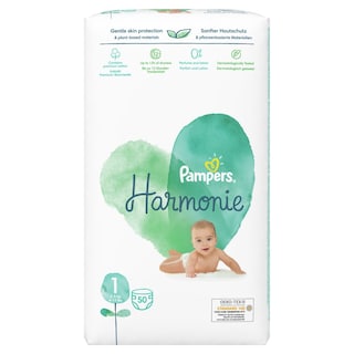 PAMPERS | Πάνες Μωρού Harmonie Νο1 50 Τεμάχια