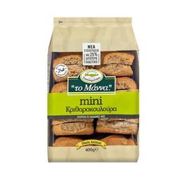 ΜΑΝΝΑ | Κριθαροκουλούρα Μίνι Ολικής Άλεσης 400g