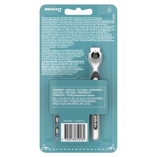 GILLETTE | Ξυριστική Μηχανή Mach3 Λαβή + 5 Ανταλλακτικά 1 Τεμάχιο
