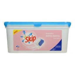 SKIP | Kάψουλες Πλυντηρίου Ρούχων Talc Soft 38 Τεμάχια