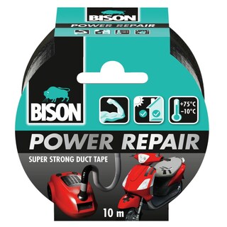 BISON | BISON POWER ΕΠΙΣΚ.ΤΑΙΝΙΑ ΜΑΥΡΗ 22Χ10