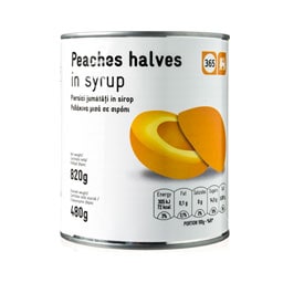 365 | Κομπόστα Ροδάκινα Μισά 820g