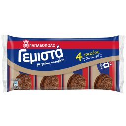 ΠΑΠΑΔΟΠΟΥΛΟΥ | Μπισκότα Γεμιστά Σοκολάτα 4x58g