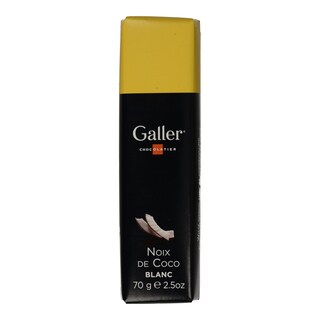 GALLER | ΛΕΥΚΗ ΣΟΚΟΛΑΤΑ ΜΕ ΚΑΡΥΔΑ  70G