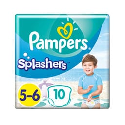 PAMPERS | Swim Pants Diapers Baby Splashers No5-6 14kg+ 10 Pieces