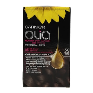 OLIA | COLOUR HAIR Νο 5.0 ΣΚΟΥΡΟ ΞΑΝΘΟ 1 ITEM