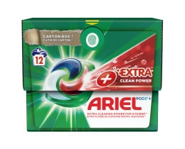 ARIEL | Kάψουλες Πλυντηρίου Ρούχων Allin1 Pods Extra Clean 12 Τεμάχια