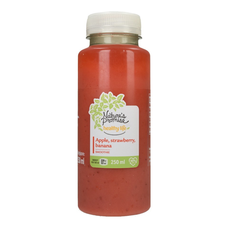 NATURE'S PROMISE Smoothie Μήλο Φράουλα Μπανάνα 250ml