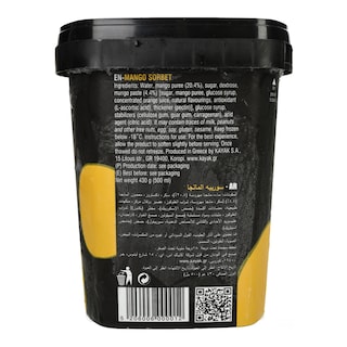 KAYAK | Ice Cream Mango Sorbet 500ml