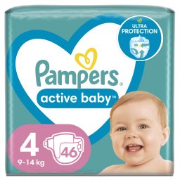 PAMPERS | Πάνες Μωρού Active Baby Νο4 46 Τεμάχια