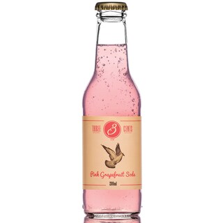 THREE CENTS | Αναψυκτικό Pink Grapefruit Soda 200ml