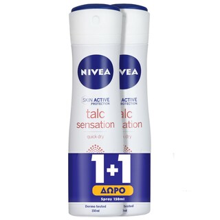 NIVEA | Αποσμητικό Spray Talc Sensation 150ml 1+1 Δώρο