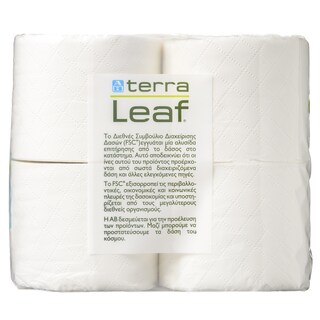 TERRA LEAF | ΧΑΡΤΙ ΥΓΕΙΑΣ 3 ΦΥΛΛΑ 12 ΤΕΜ