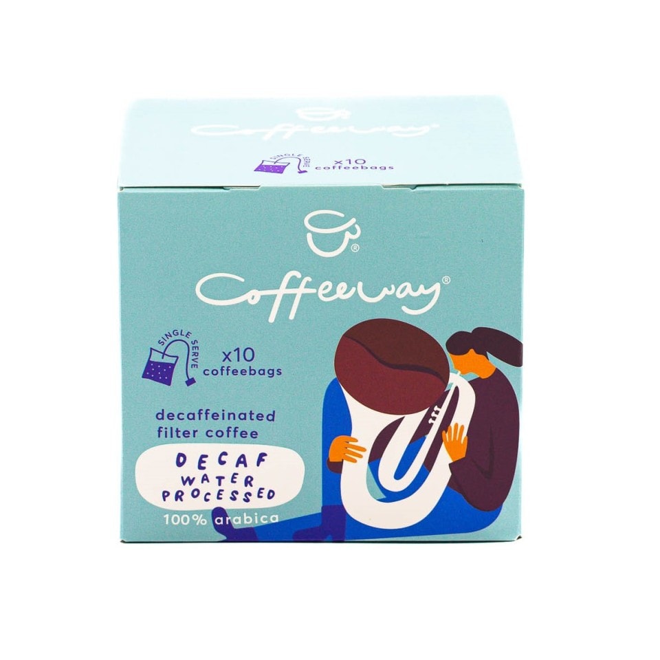 COFFEE WAY Καφέ Φίλτρου Decaf Water Processed Μερίδες 10x7.5g