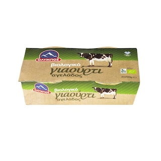 ΟΛΥΜΠΟΣ | Γιαούρτι Αγελάδος Βιολογικό 2x200g