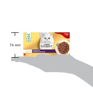 GOURMET | Γατοτροφή Βοδινό & Κοτόπουλο 4x85g
