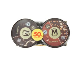 MAGIC | Παγωτό Classic + Almond 2x310g 50% στο 2ο