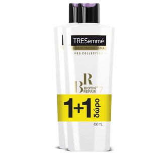 TRESEMME | Conditioner Biotin Repair Ταλαιπωρημένα Μαλλιά 400ml 1+1 Δώρο