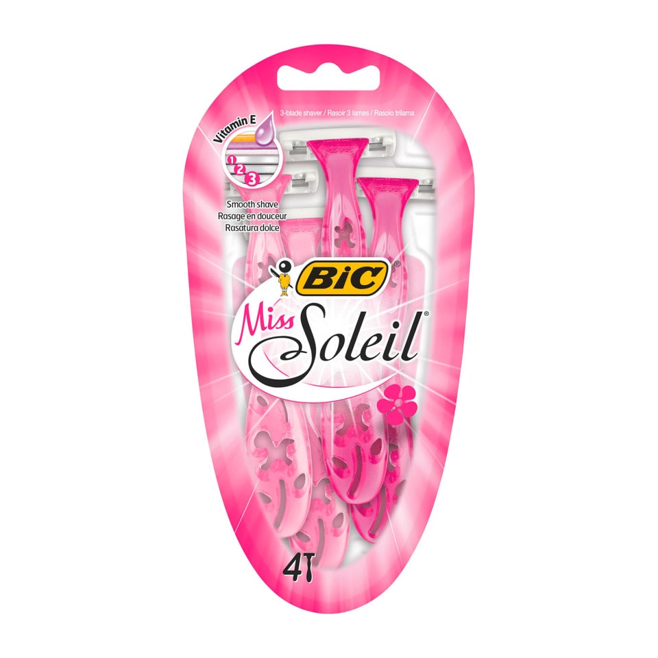 BIC Ξυραφάκια Miss Soleil 4 Τεμάχια