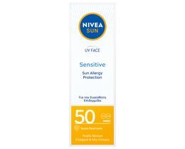 NIVEA | Αντηλιακό Προσώπου UV Face Sensitive SPF50 50ml