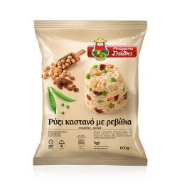 ΜΠΑΡΜΠΑ ΣΤΑΘΗΣ | CHICKPEAS RICE  600GR