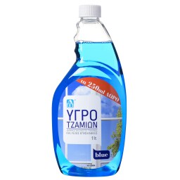 ΑΒ | Καθαριστικό Τζαμιών Blue Ανταλλακτικό 750ml+250ml Δώρο