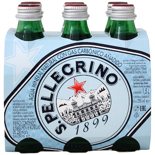 SAN PELLEGRINO | Carbonated Water Bottle 6x250ml
