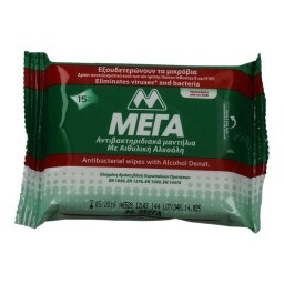 ΜΕΓΑ | ΥΓΡΑ ΜΑΝΤΗΛΑΚΙΑ ΜΕ ΟΙΝΟΠΝΕΥΜΑ 15 ΤΕΜ