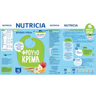 NUTRICIA | Βρεφική Κρέμα Φρουτόκρεμα 250gr