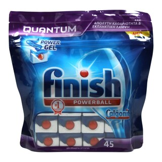 FINISH | QUANTUM | ΤΑΜΠΛΕΤΕΣ ΠΛΥΝΤΗΡΙΟΥ ΠΙΑΤΩΝ REGULAR 45 ΤΕΜ