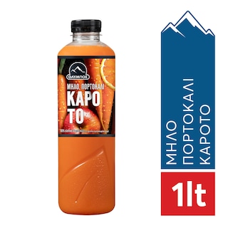 ΟΛΥΜΠΟΣ Φυσικός Χυμός Μήλο Πορτοκάλι Καρότο 1lt
