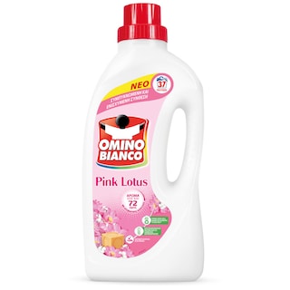 OMINO BIANCO | Υγρό Πλυντηρίου Ρούχων Pink Lotus 37 Μεζούρες