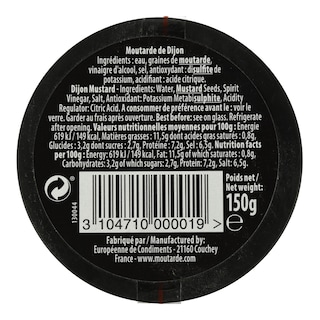 BORNIER | Μουστάρδα Dijon 150g