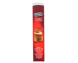 MC VITIES | Μπισκότα Digestive Thins Σοκολάτα Γάλακτος 150g