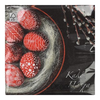 DECORATA | Χαρτοπετσέτες Easter Egg 33x33cm 20 Τεμάχια