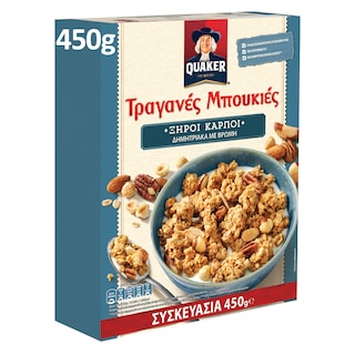 QUAKER | Cereals Crunchy Bites Nuts 450g