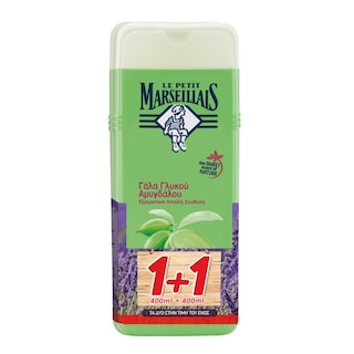 LE PETIT MARSEILLAIS | Αφρόλουτρο Γλυκό Αμύγδαλο 400ml 1+1 Δώρο